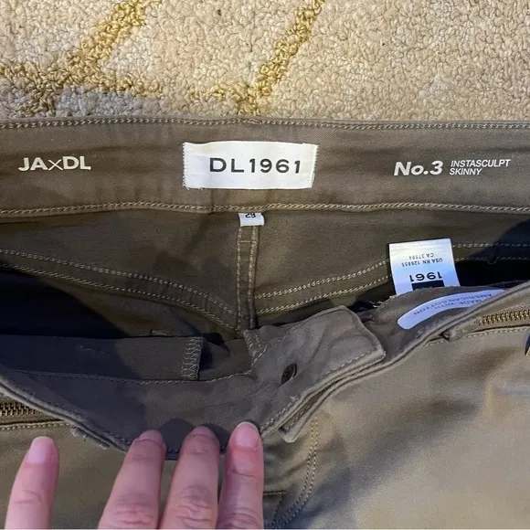 🍕 DL1961 x Jessica Alba No. 3 Instasculpt Skinny Jeans | Earth Tone | size 29