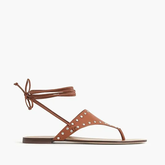 ⭐️ J. Crew Ankle-tie thong sandals