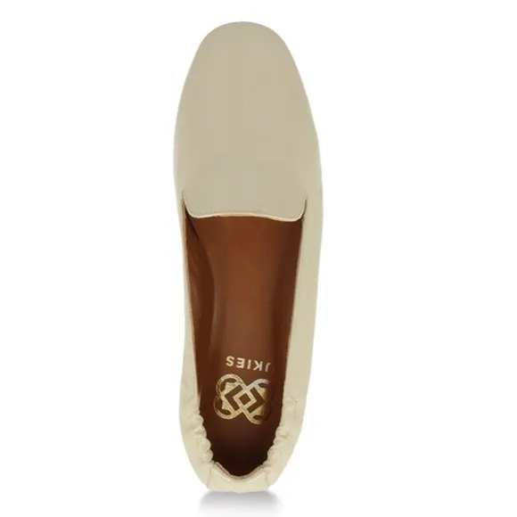🆕 UKIES Bianca- Pearl Gold Nappa Flats