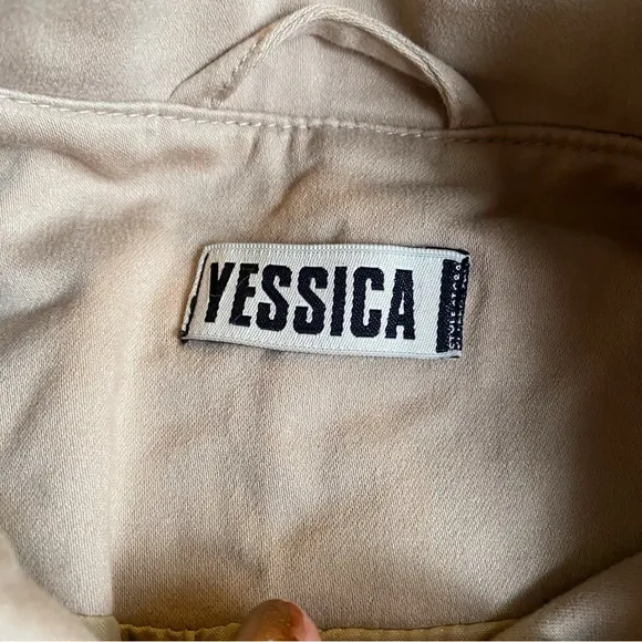 🍂 YESSICA CASUAL TAN CARGO BLAZER JACKET!