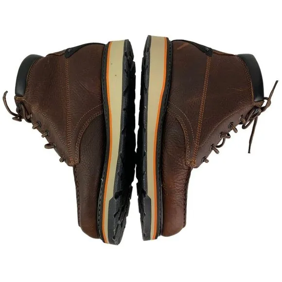 11.5W Wide Timberland Pro Men's Gridworks 6&quot; New Soft Toe Boots TBOA1KRQ214 Brow