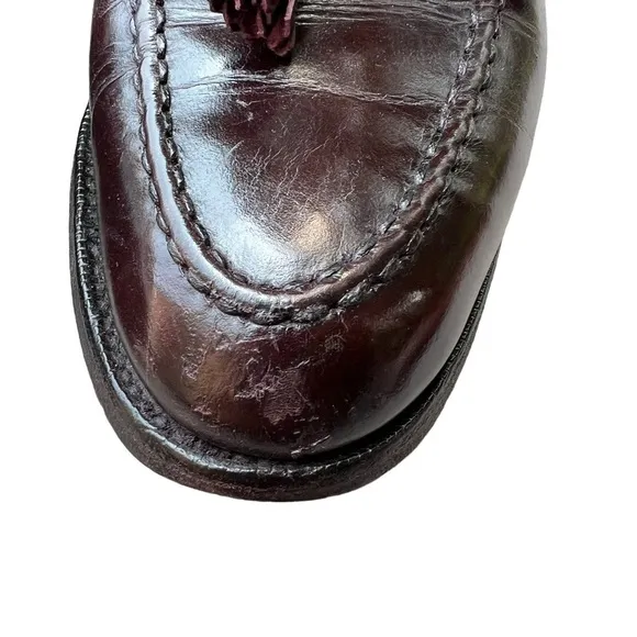 $1,200 Church’s Tassel Binder Kingsley Loafers Oxblood Burgundy Leather US 9.5