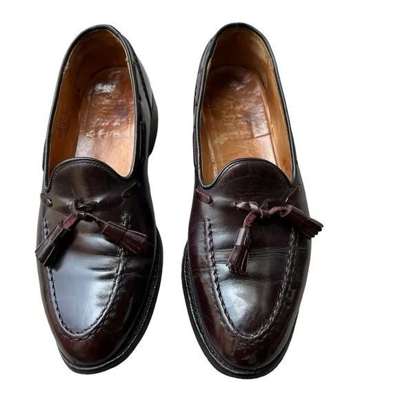$1,200 Church’s Tassel Binder Kingsley Loafers Oxblood Burgundy Leather US 9.5