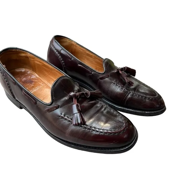 $1,200 Church’s Tassel Binder Kingsley Loafers Oxblood Burgundy Leather US 9.5