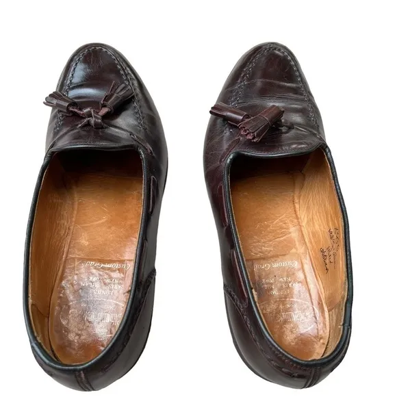 $1,200 Church’s Tassel Binder Kingsley Loafers Oxblood Burgundy Leather US 9.5