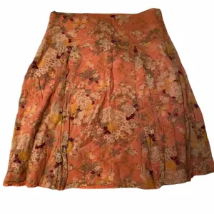 2000s AEO BOHO FLORAL ASIAN PRINT FULL KNEE LENGTH LINED SKIRT ⭐️⭐️⭐️⭐️⭐️