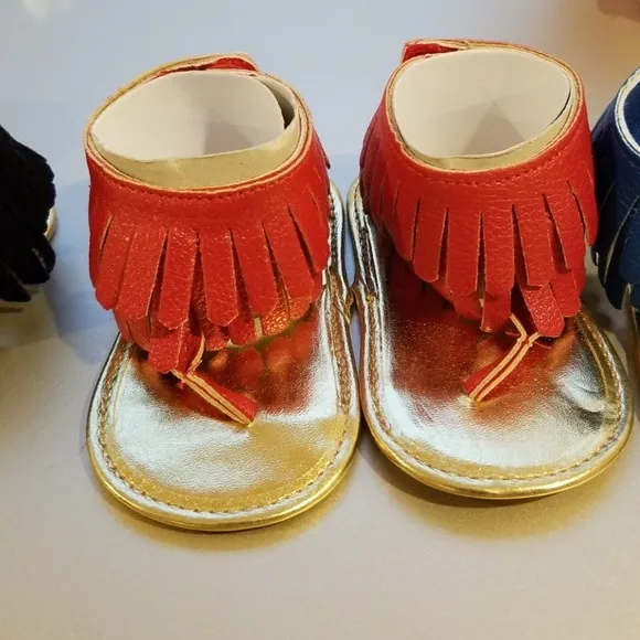 3 pairs of infant/toddler sandals