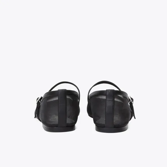 3.1 Phillip Lim Black Flats with Square Toe