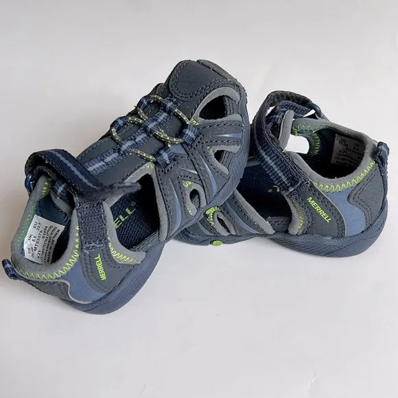 6.5M Boys Merrell Brans Velcro Closure Sandals