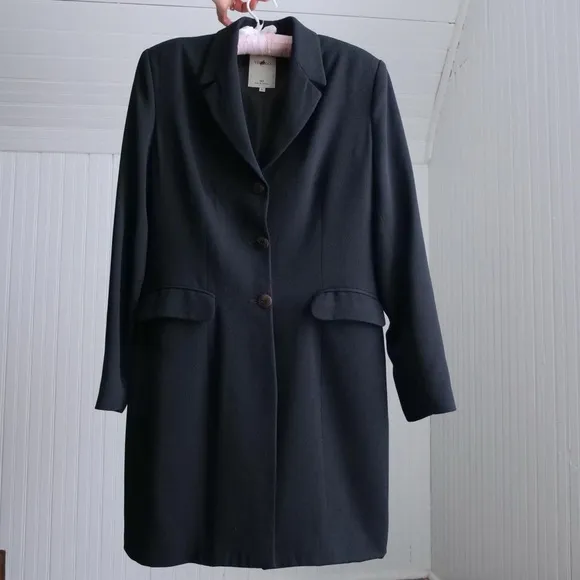 90s Vertigo Pour La Ville longline black blazer