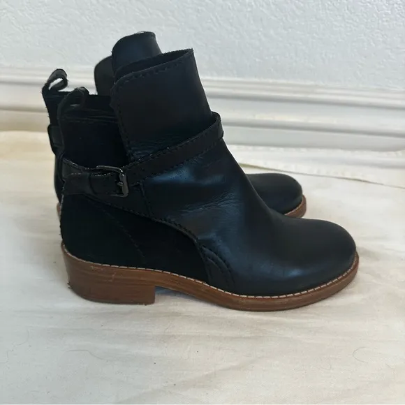 ACNE Clover Moto Ankle Boots size 6 or EU 36