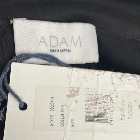 Adam Lippes Black layered silk fabric Skater Skirt for Cocktail 6 NWT