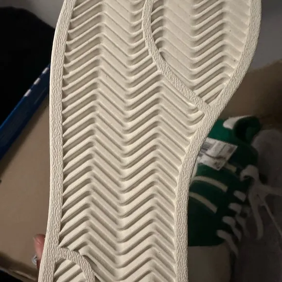 Adidas Classic Green and White Sneakers
