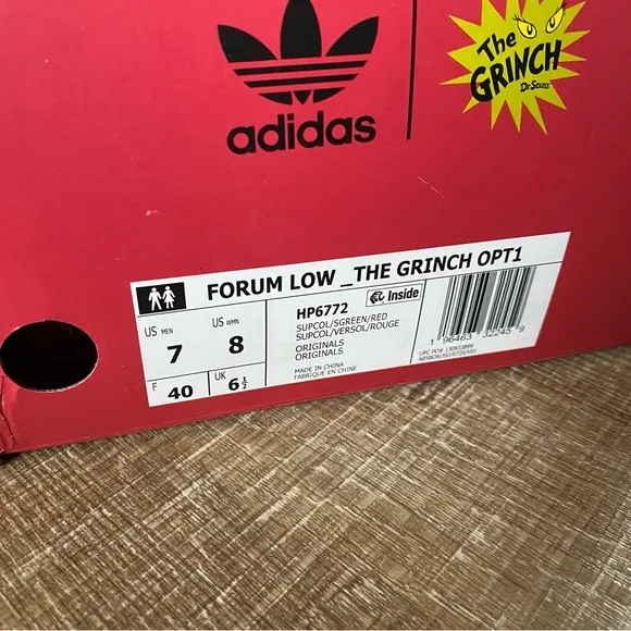 Adidas Forum Low Grinch men’s 7