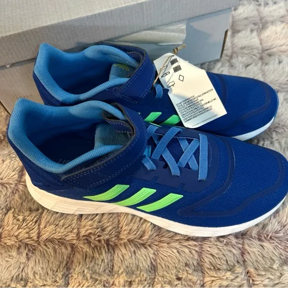 Adidas Kids Blue and Green Sneakers