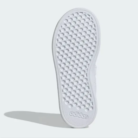 Adidas Kids White and Green Sneakers