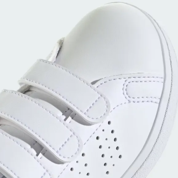 Adidas Kids White and Green Sneakers