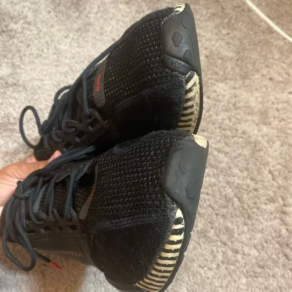 Adidas NMD R1 V2 dazzle Black and Red Sneakers with Futuristic Aesthetic