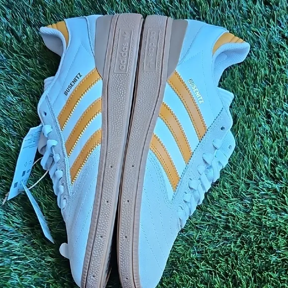 Adidas White and Blue Sneakers