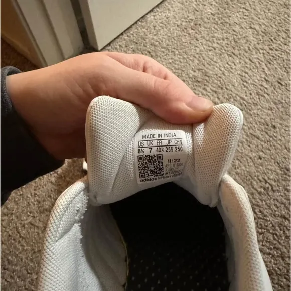 Adidas Women’s White and Black Sneakers