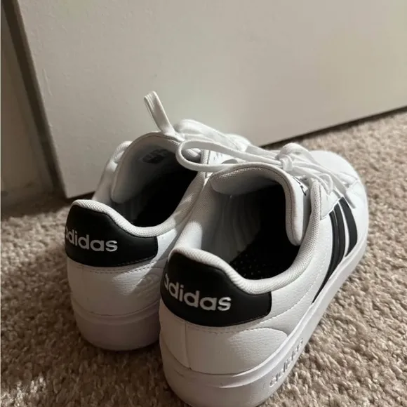 Adidas Women’s White and Black Sneakers