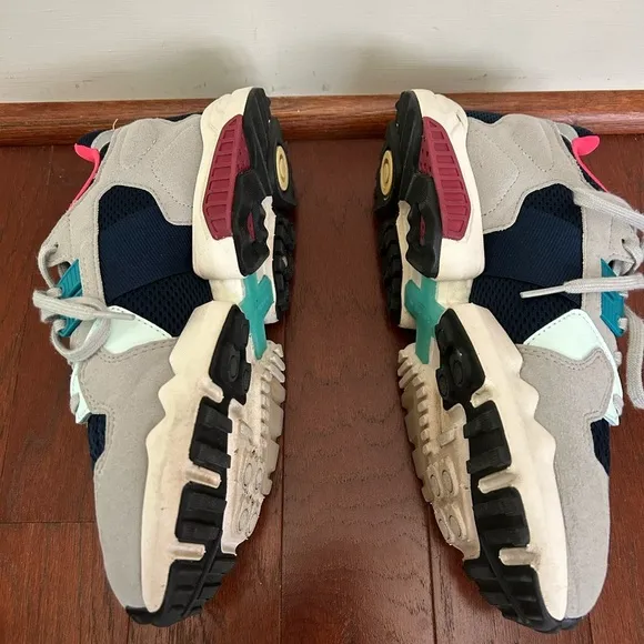 ADIDAS ZX TORSION W Collegiate Navy/ Off White/ Grey size 8 excellent