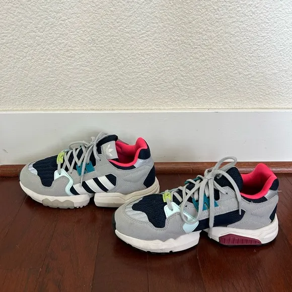 ADIDAS ZX TORSION W Collegiate Navy/ Off White/ Grey size 8 excellent