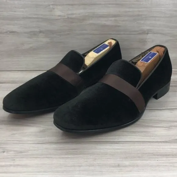 After Midnight Loafers Mens 10 Brown Velvet Slip On Shoes