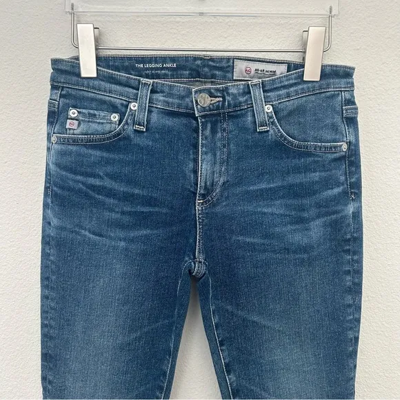 AG Adriano Goldschmied The Legging Ankle Skinny Jeans Denim Pant Blue Size 27R