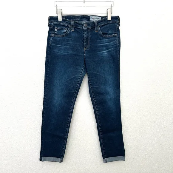 AG Adriano The Stilt Roll-Up Jeans Denim Pant Cigarette Cuffed Blue Size 29