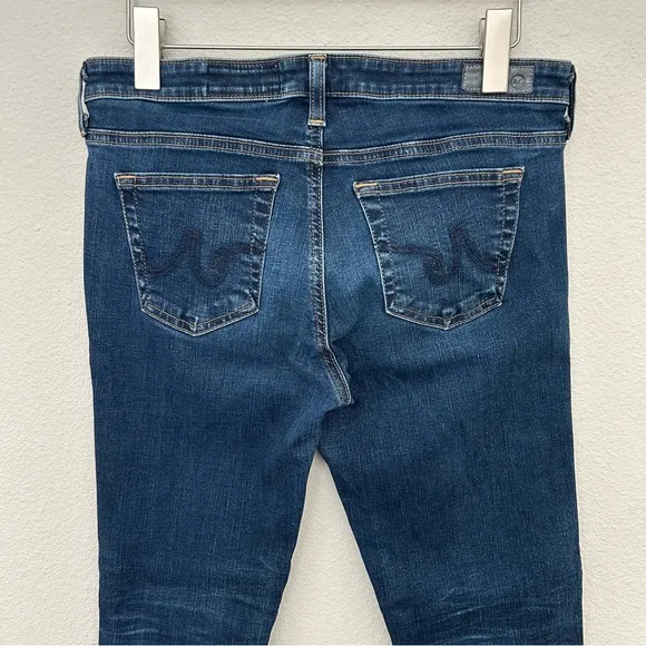 AG Adriano The Stilt Roll-Up Jeans Denim Pant Cigarette Cuffed Blue Size 29