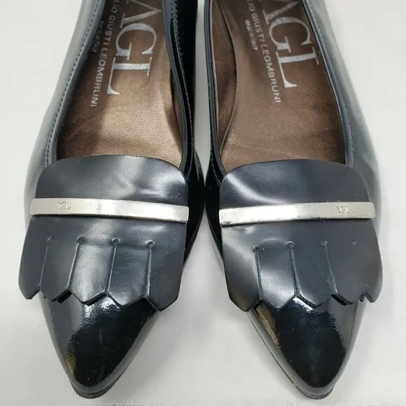AGL Attilio Giusti Leombruni Pointy Toe Flats
