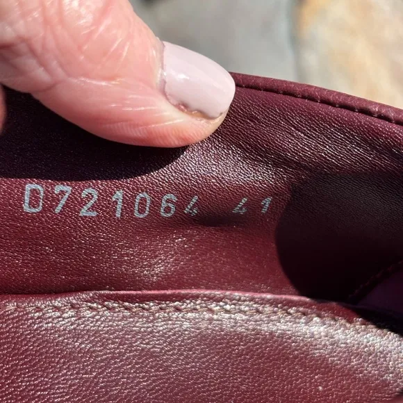 AGL  New W Tags - Lug Burgundy Loafers