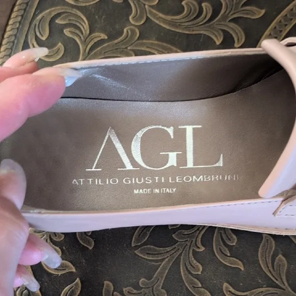 AGL Women's Pink Loafers