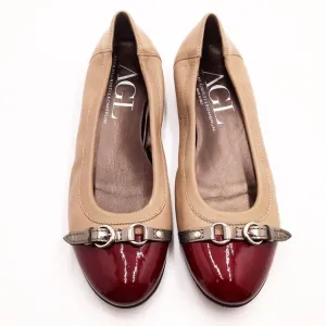 {AGL}Monika Cap-Toe Flats
