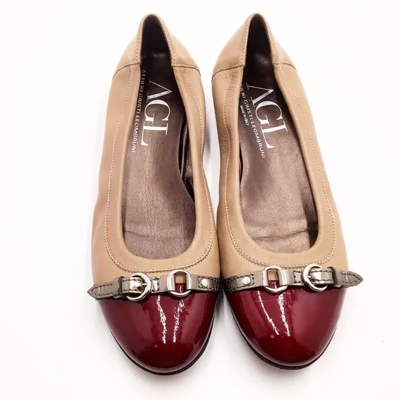 {AGL}Monika Cap-Toe Flats