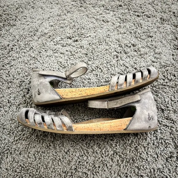 Ahnu Malini Mary Jane Velcro Strap Sandals 6.5