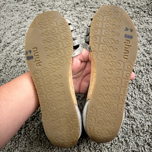 Ahnu Malini Mary Jane Velcro Strap Sandals 6.5