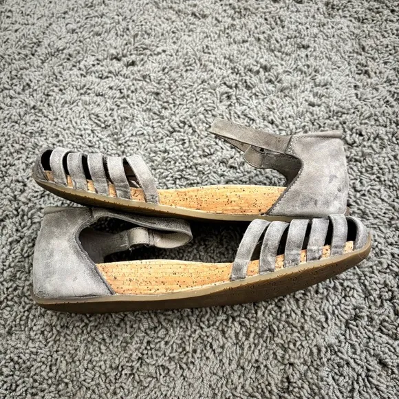 Ahnu Malini Mary Jane Velcro Strap Sandals 6.5