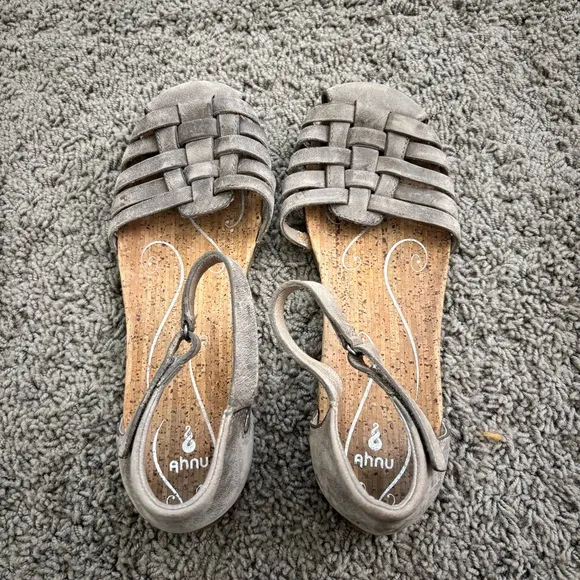 Ahnu Malini Mary Jane Velcro Strap Sandals 6.5