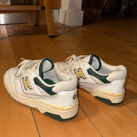 Aime Leon Dore New Balance 550 Green and Yellow Sneakers