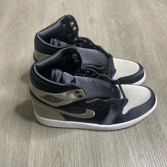 Air Jordan 1 Retro Hi OG Satin Shadow Women’s Shoe Size 11 Gray FD4810-010 NWT