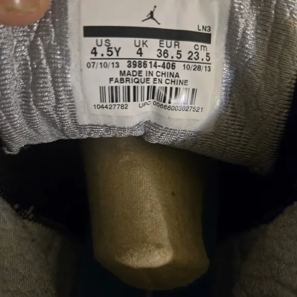 Air Jordan 3 Retro Kids 4.5Y