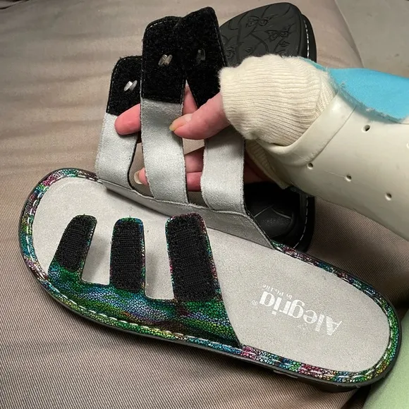 Alegria embellished sandals