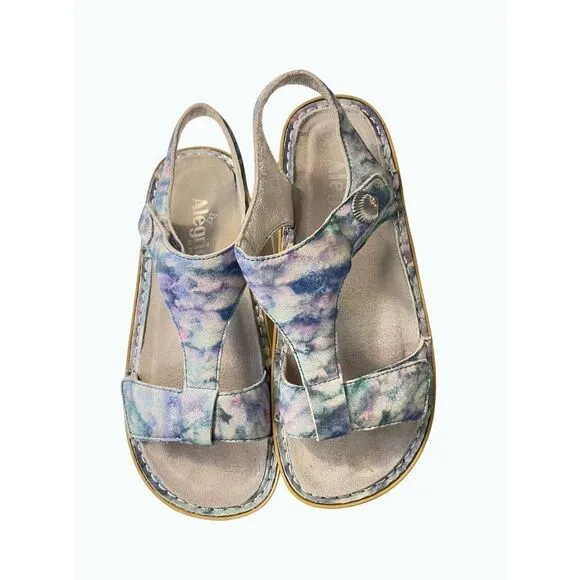 Alegria KENDRA IMPRESSIONISTA T-Strap Sandals Ken-298 women's 37 US 7 7.5