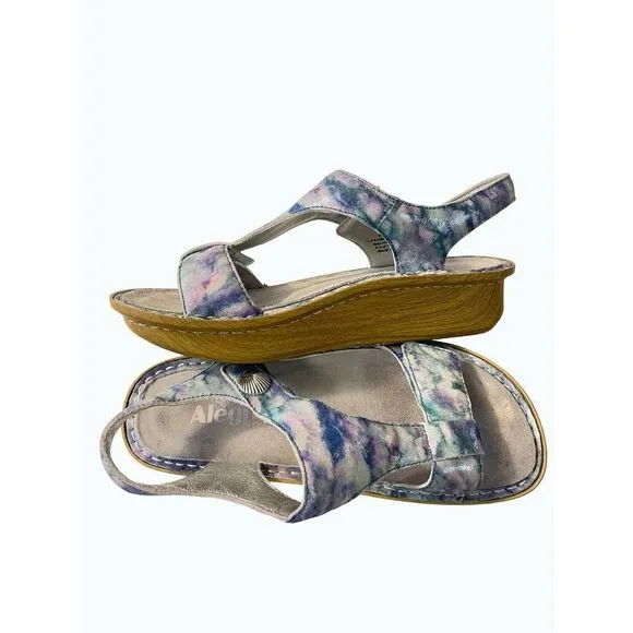 Alegria KENDRA IMPRESSIONISTA T-Strap Sandals Ken-298 women's 37 US 7 7.5