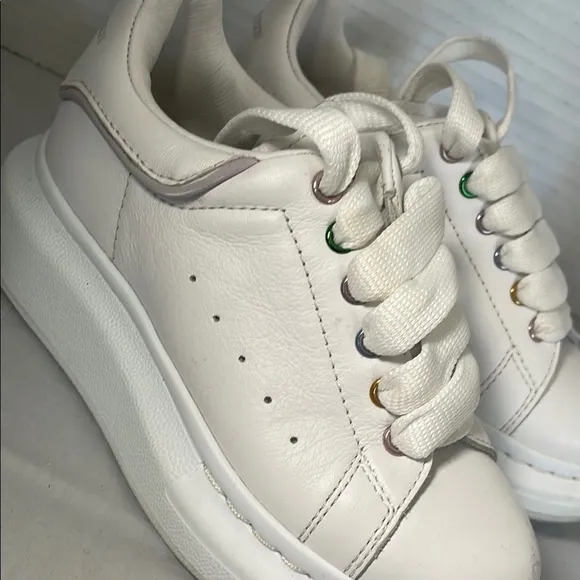 Alexander McQueen Kids White Sneakers
