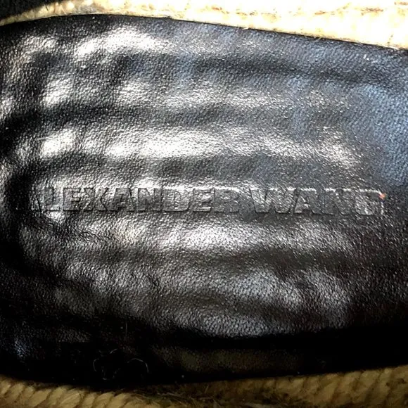 Alexander Wang Black Studded Espadrilles-Sz 36