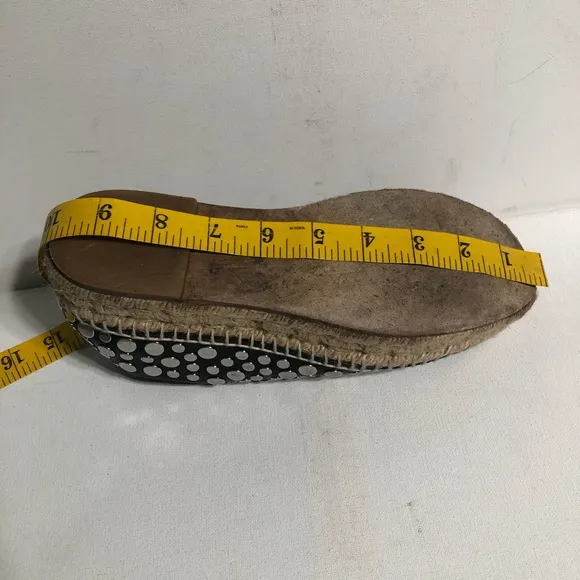 Alexander Wang Black Studded Espadrilles-Sz 36