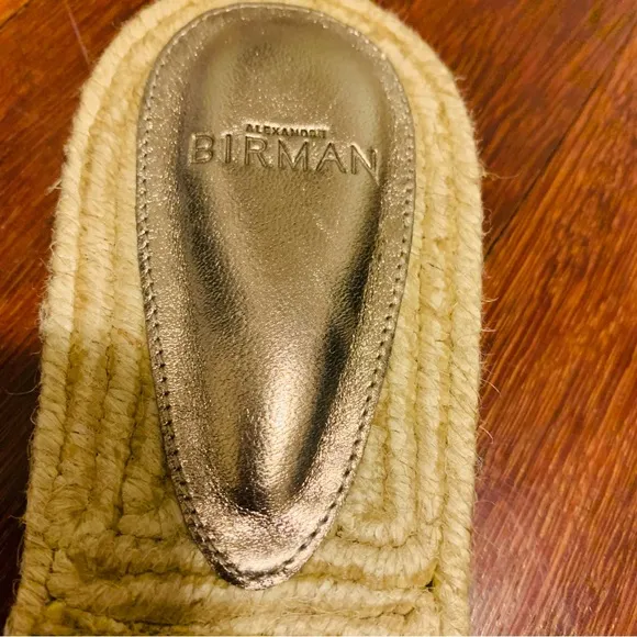 Alexandre Birman Clarita Braided Luna Flats/Sandals - Gold - Size 10